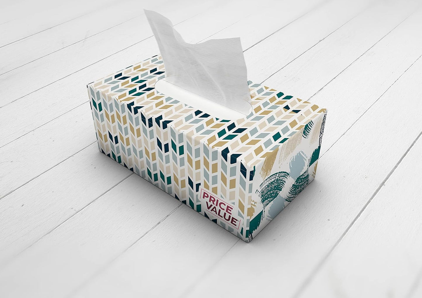 Premium Facial Tissues 230 Sheets per Box 8 Boxes. Soft Gentle and Durable in a Stylish Box - 1,840 Sheets